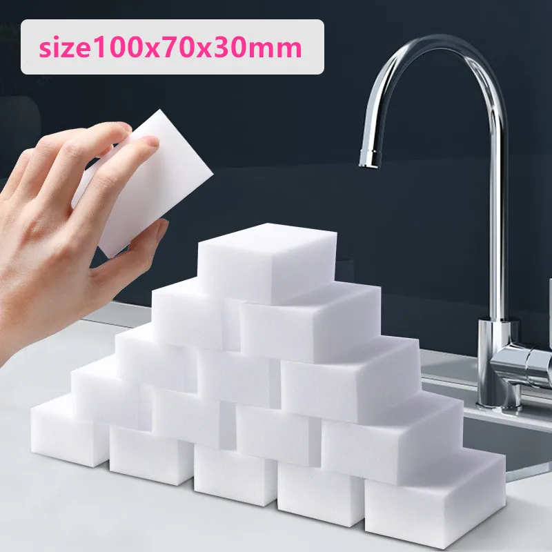 20/30/50ks melamín špongia Magic Sponge Eraser pre kuchynskú kancelársku kúpeľňu melamín čistiaci prostriedok na čistenie špongie 100x70x30mm