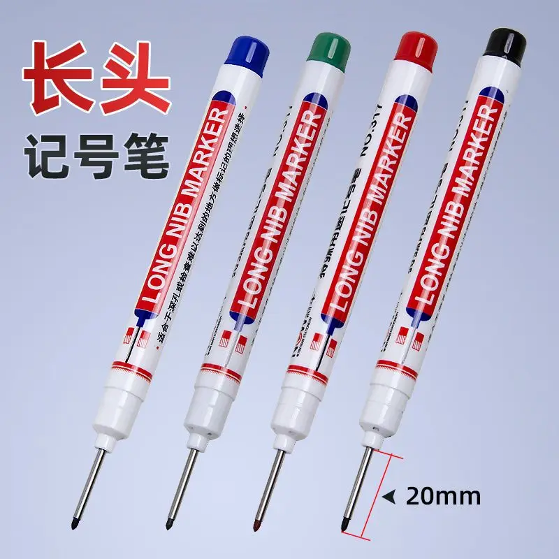 20-30 mm tip Farba dlhého hrotu značky hrotu Pen hladko píšte na nábytok pneumatiky gumy čierna červená modrá zelená trvalá atrament