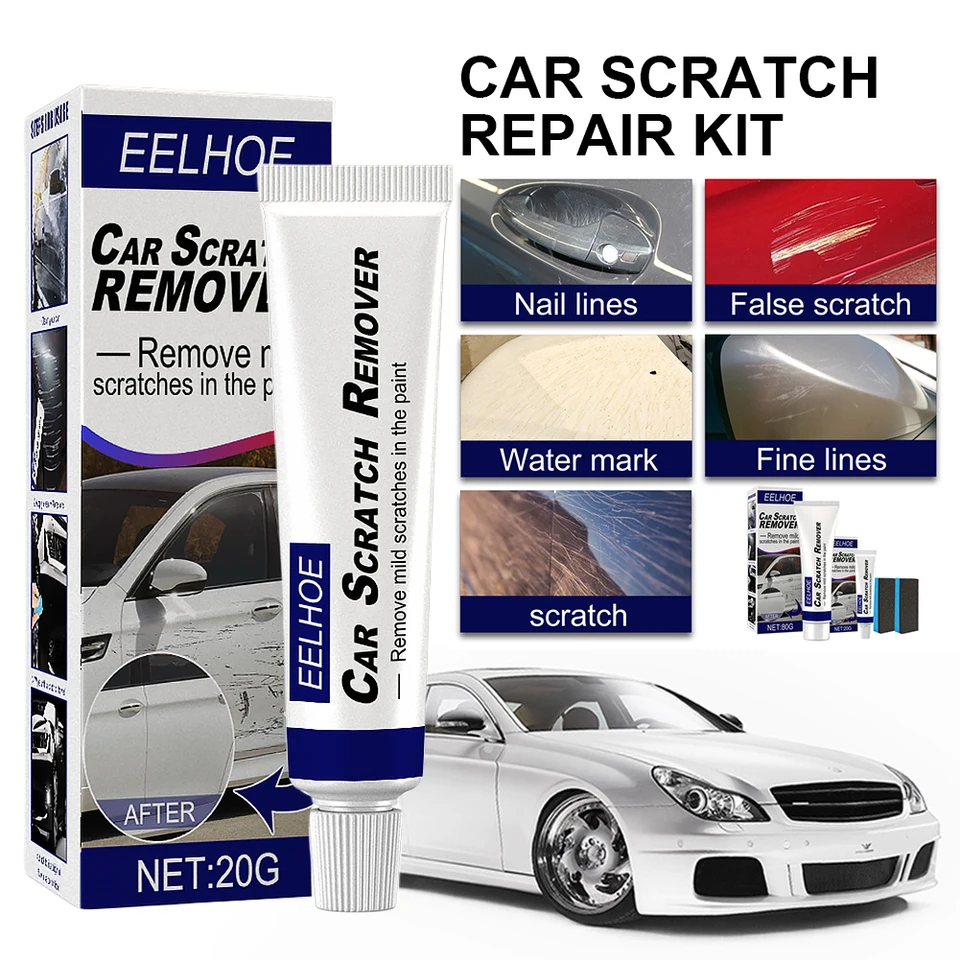 20/80 ml auto zlúčeniny Auto Body Anti Scratch Vosk brúska pasta automatické zlúčenina zlúčenina čistič čistiteľ automatické laky na opravu starostlivosti o starostlivosť