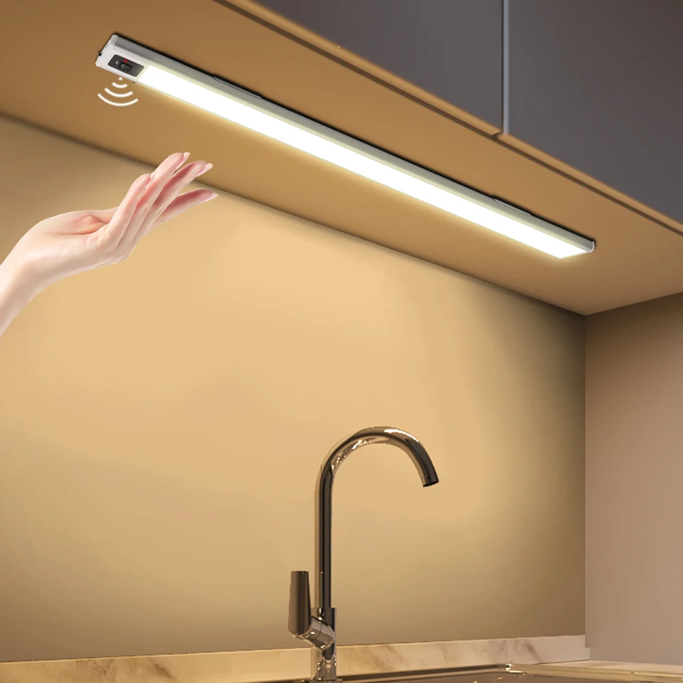 20 cm/40 cm PIR Sensor LED skrinka LED svetlo USB Nabíjateľná ručná indukčná indukčná nočná ľahká bezdrôtová prenosná detektorová lampa