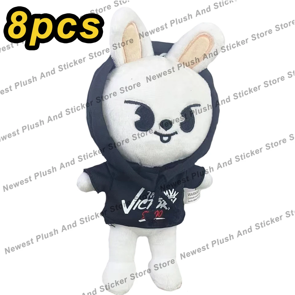 20 cm 8ks/set plyšová hračka kawaii skzoo bludná plyšová karikatúra plnená zvieracia bábika kawaii spoločné hračky