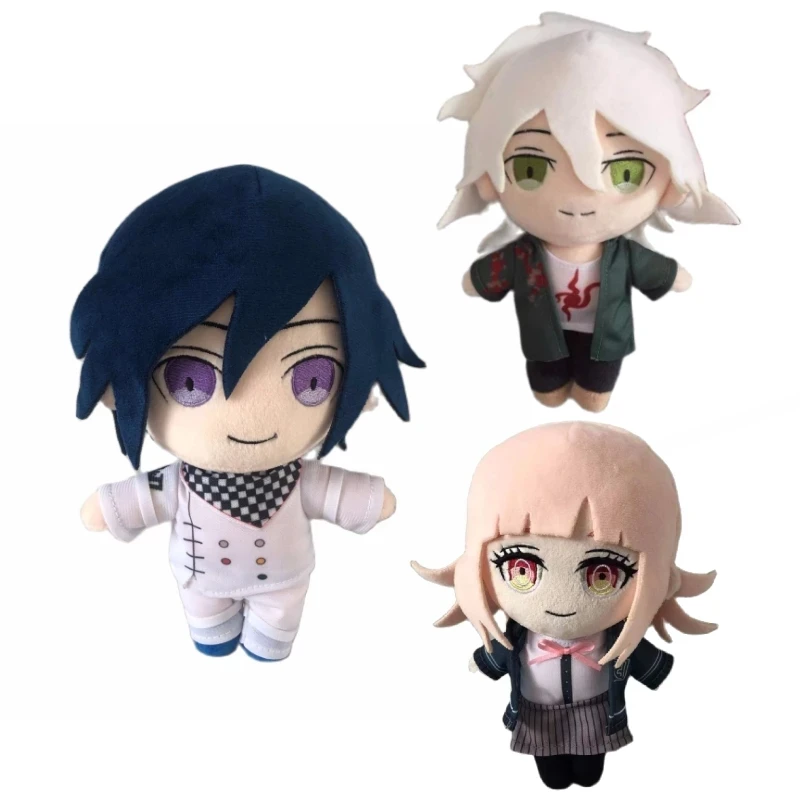 20 cm anime danganronpa plyšová hračka pre bábiky kokichi oma nagito komaeda nanami chiaki roztomilý mäkký plnený vankúš Darček 20 cm