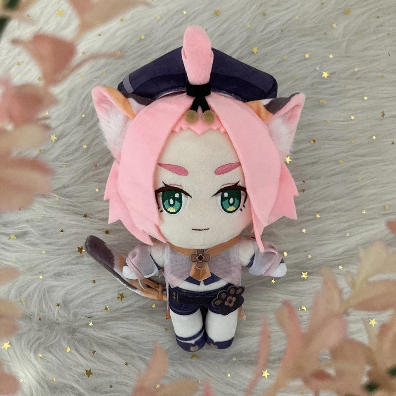 20 cm Anime Genshin Impact Diona Cosplay Plush Doll Hray Character