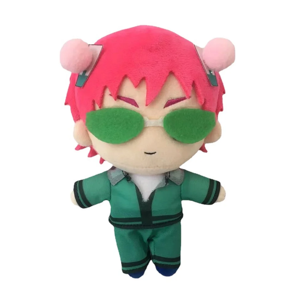 20 cm Anime Katastrofálny život Saiki K. Saiki Kusuo Cosplay Doll Doll Plust Fľdate vankúš Hrot vankúš