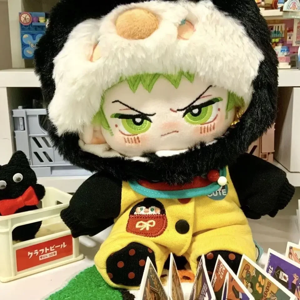 20 cm anime rola roronoa zoro cosplay mäkká plyšová bábika šaty na bavlnu plnené plyšové vankúšové hračky vianočné darček