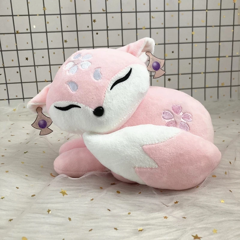 20 cm hra Genshin Impact Yae Miko Fox Plys Dolls Cosplay rekvizity kawaii ružové hračky ozdoby narodeniny darčeky