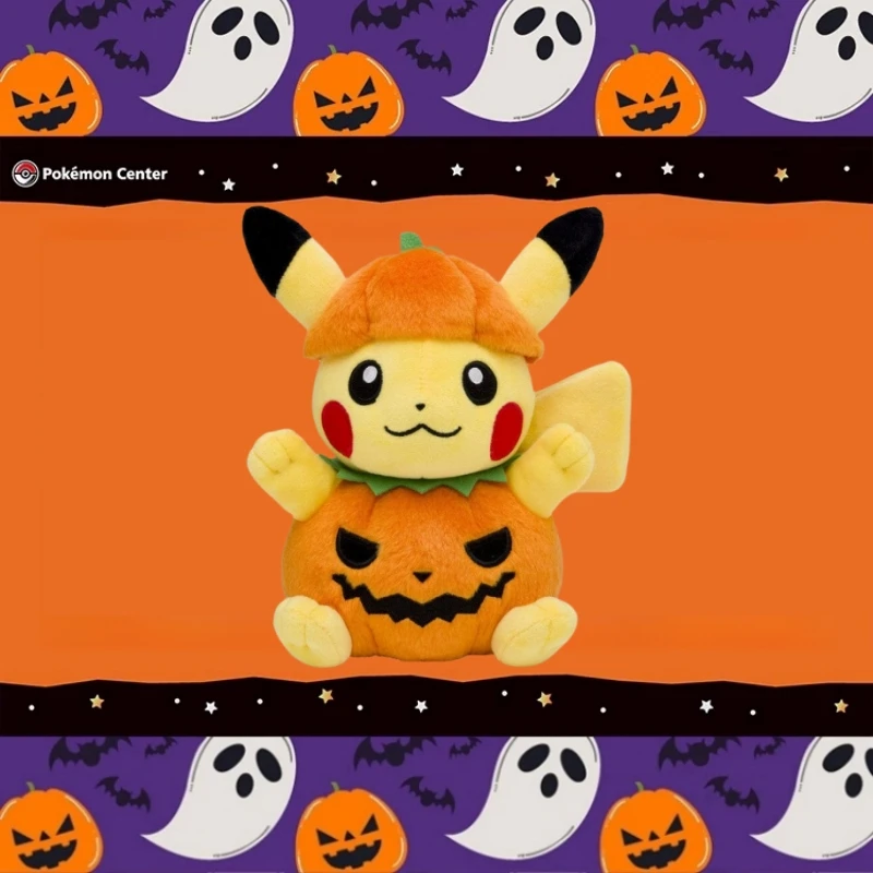 20 cm roztomilý Halloween Pikachu plyšová hračka plnená anime pokémon pumpkin pikachu plyšies kawaii domáca dekorácia