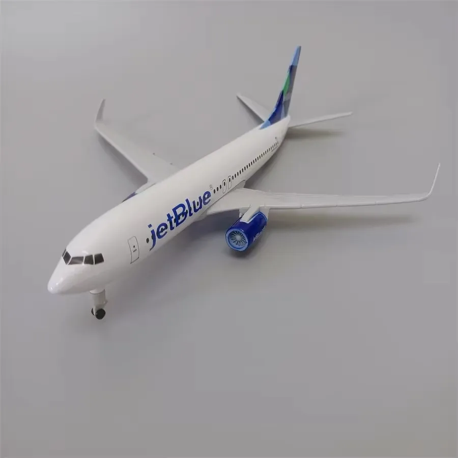 20 cm zliatiny USA Air Jet Blue JetBlue Airlines B737 Model lietadla lietadla Diecast Aircraft Lietadlá dekorácia