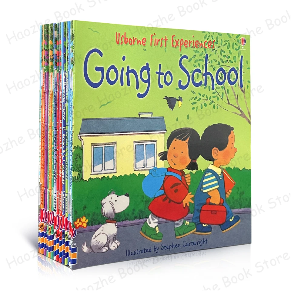20 kníh Montessori Usborne Story Book Book Farmyard Tales Slávne angličtiny Learning AIDS pre deti Čítanie detí Darček