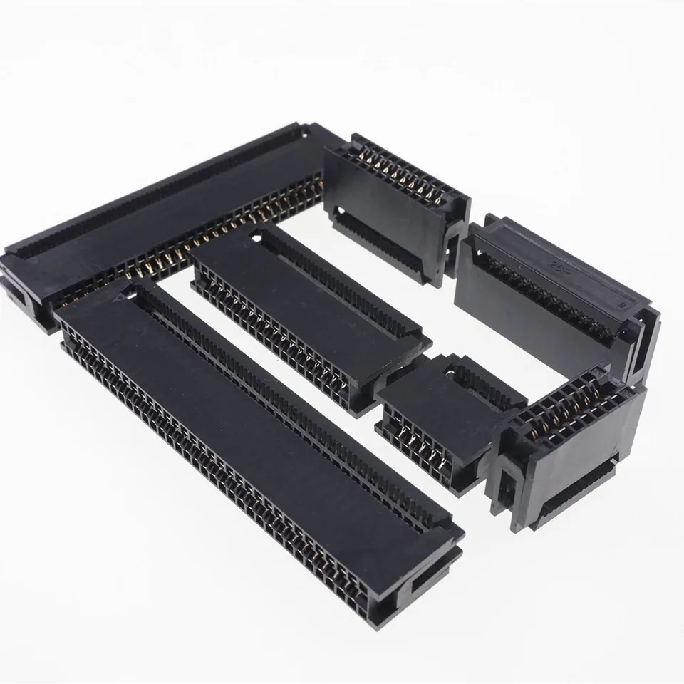 20 ks 2,54 mm tónový okraj karty Typ pásového konektora pásky 10 14 16 20 24 26 30 34 40 50 60 64 PIN PCB recepta HIF5D IDC Crimp
