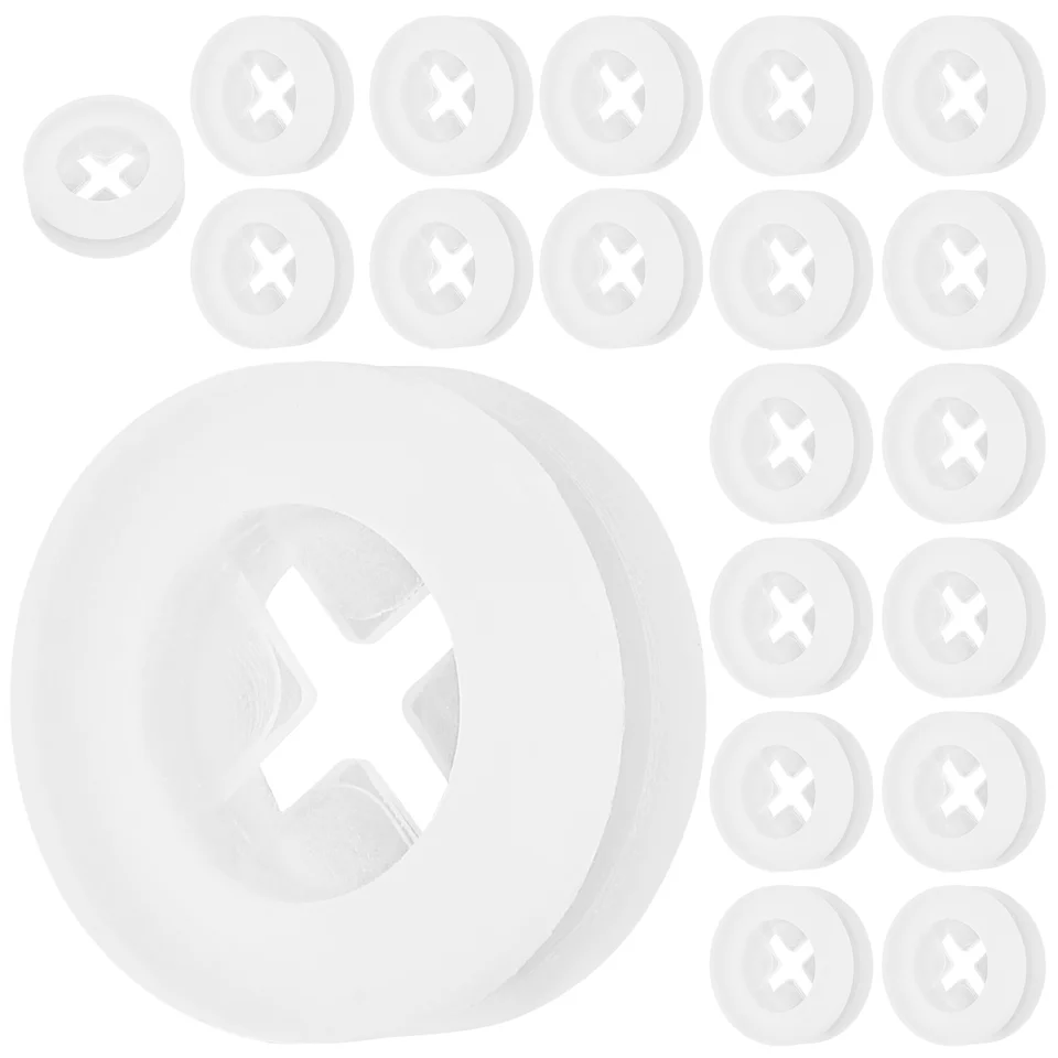 20 ks Bambusové a drevené pokrytie silikónového zátkovača kruhový prsteň vzduchotesných zástrčiek poháre poháre Mason veko Cup Tes tesnenia