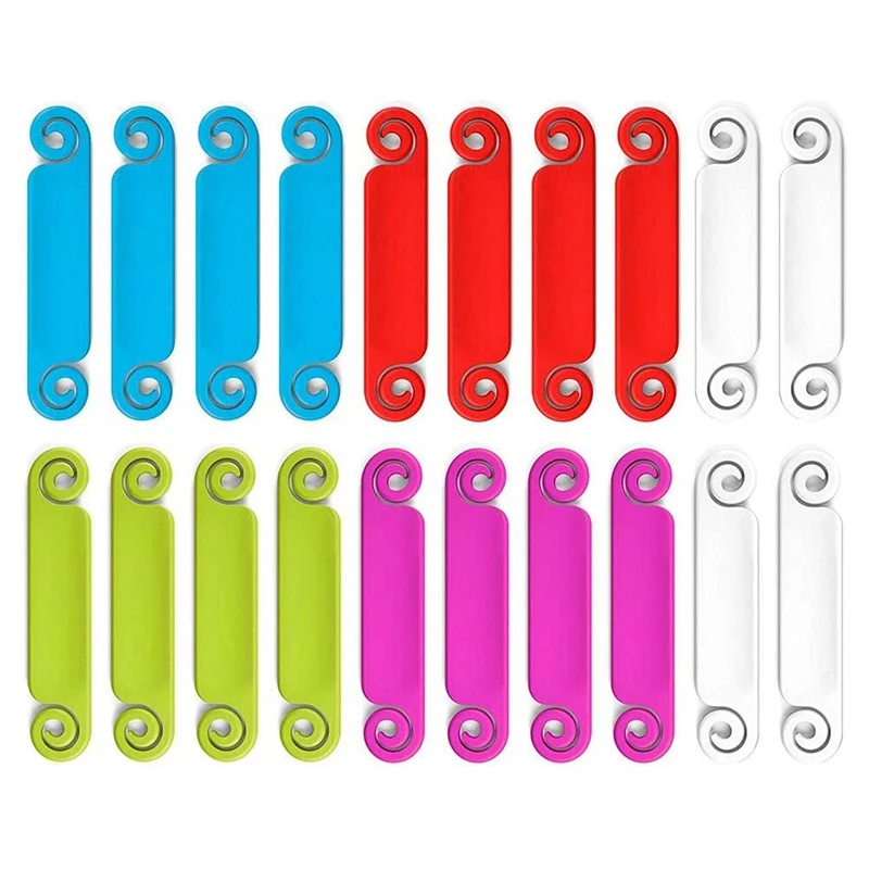 20 ks káblové značky Značky riadenia káblových káblov Multicolor káblových štítkov Identifikačné značky pre nabíjačku počítača USB