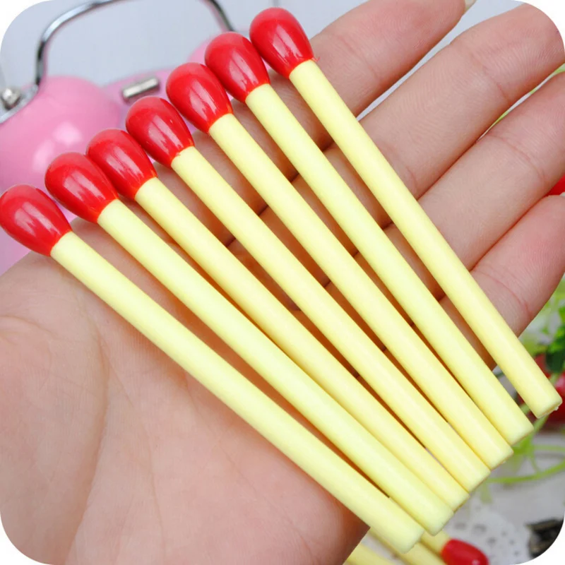 20 ks roztomilé kreatívne matchstick Mini Ballpoint Pen Stationsery