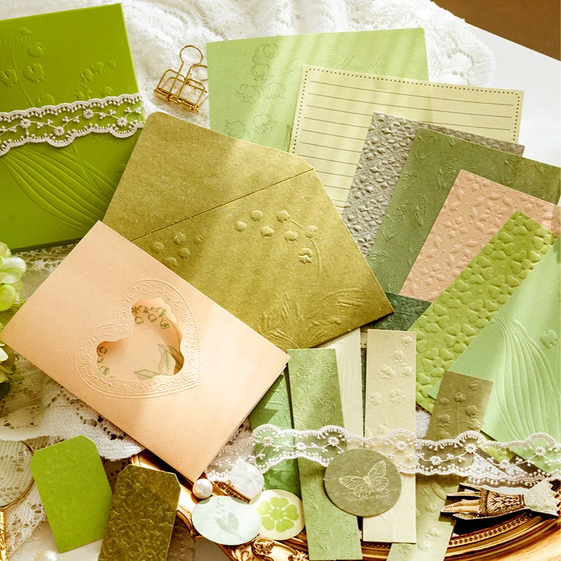 20 ks Vintage 3D textúra Kartón Deckotivný papier DIY Scrapbooking Denník Album pozadie papiera