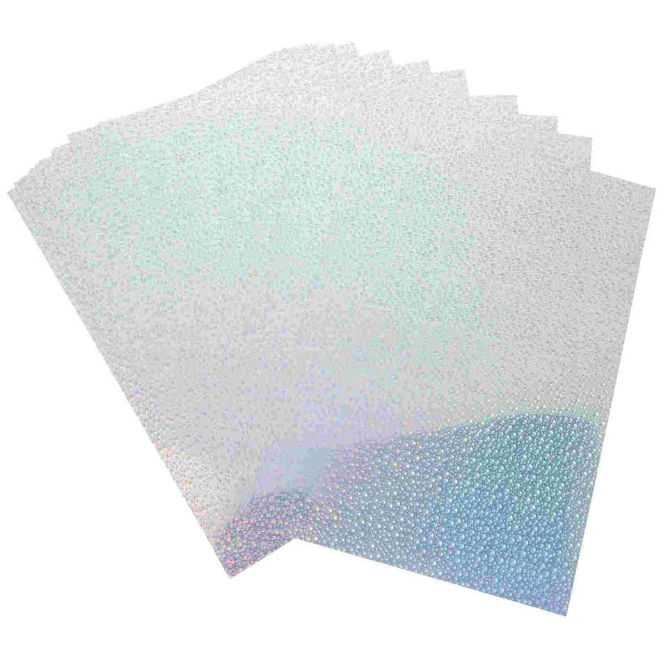 20 listov holografický tlačový papier veľké štítky Tlačiareň Tlači