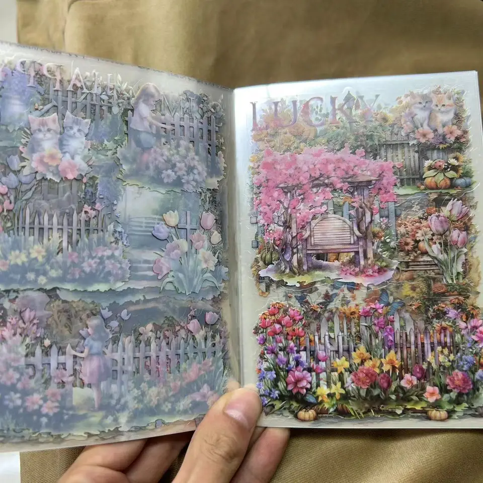 20 listov pre domáce zvieratá Kniha vintage zrubová kabína Dekoratívne ručne vyrábané scrapbooking Material Denník Album remeselné potreby