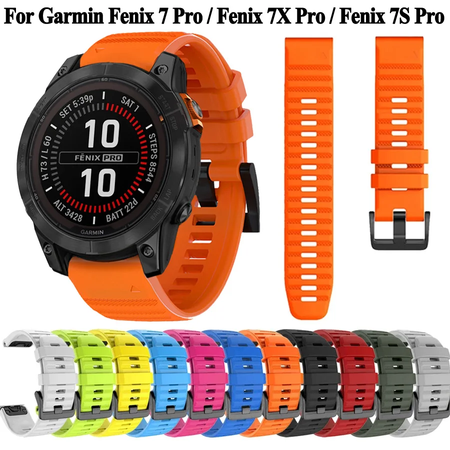 20 mm 22 mm 26 mm Silikone QuickFit WatchBand pre Garmin Fenix ​​7x 7s Pro 47 mm 51 mm 6xpro 5 5x plus náramok s popruhmi náramok