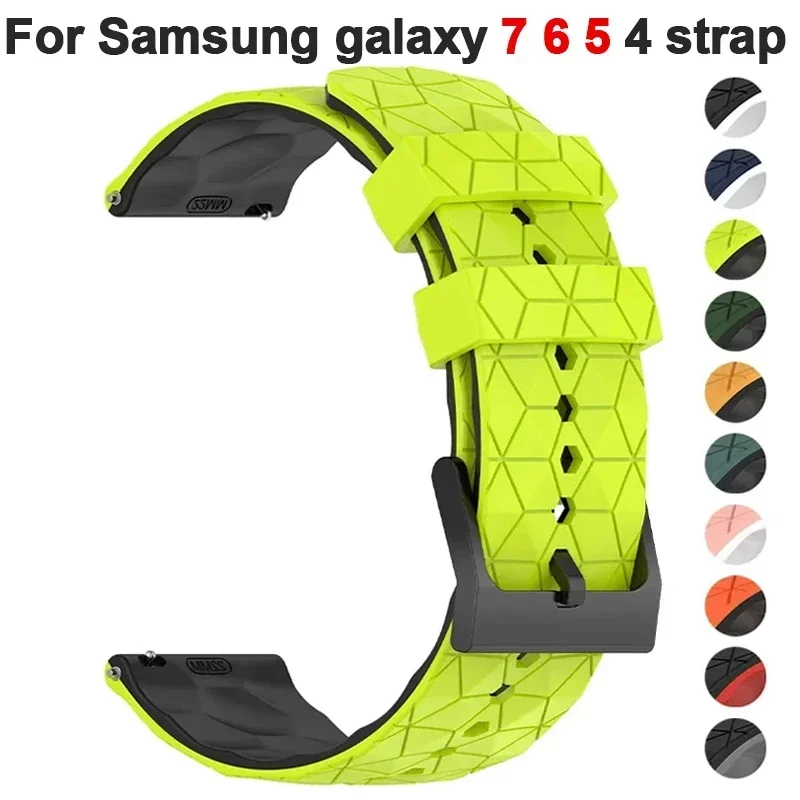 20 mm 22 mm silikónový remienok pre Samsung Galaxy Watch 7/6/5/4 40 44 mm 6 4 Classic Gear S3 Universal Band Bracelet pre Huawei GT3 4Pro