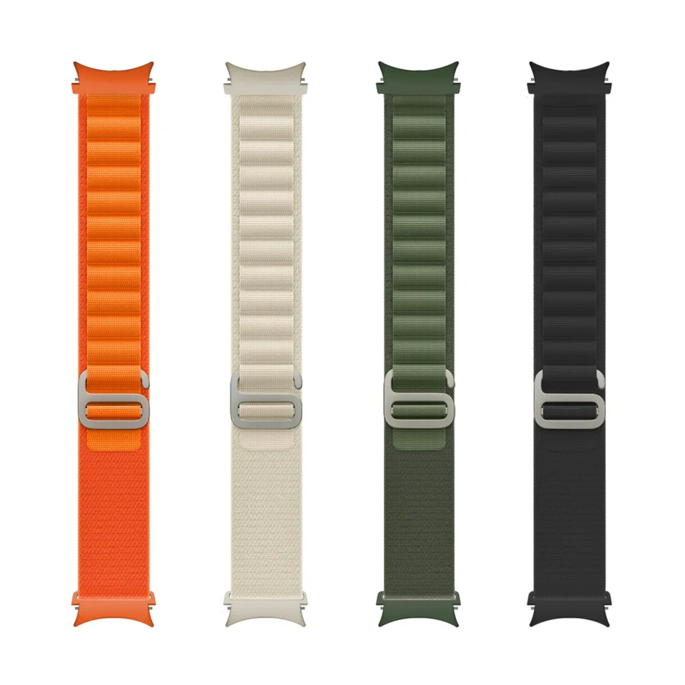 20 mm remienok na nylonovú slučku pre nylonovú slučku pre Samsung Galaxy Watch 4/5/6/7/7 40 mm 44 mm/5 Pro 45mm Sport Sport Galaxy Watch Classic 42 46 mm