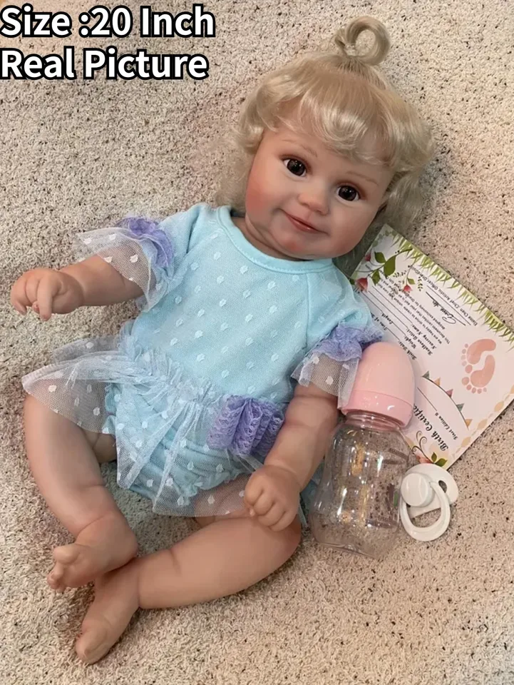 20 palcové celé telo Soft Touch Maddie Girl Baby Reborn Dollar Birthday Darčeky pre deti si môžu vziať novonarodenú bábiku