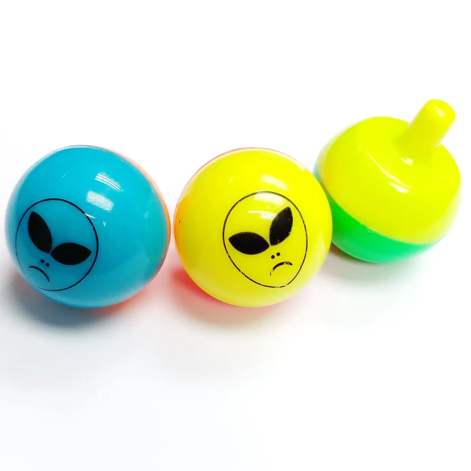 20 PC Alien Spinner Top, Spinning Top, Kids Party Buding, Novinka, suveníry, darčeky, pinata výplne, školská cena, domáce hračky