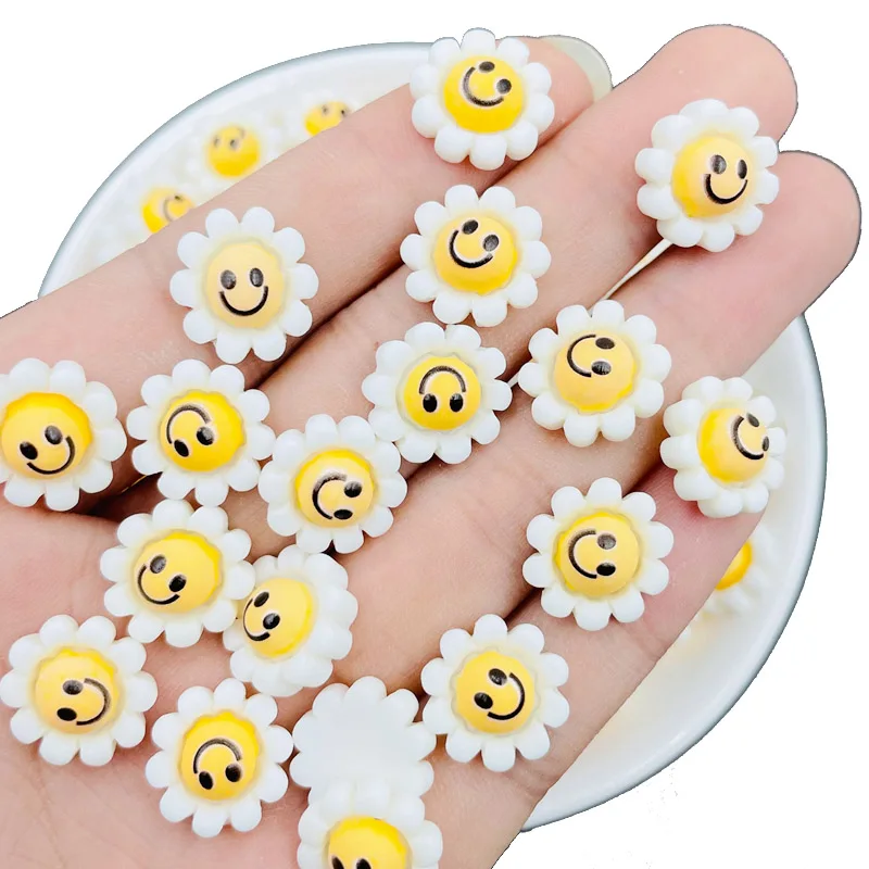 20 počítačov Nová roztomilá mini karikatúra usmievavá tvár živici kliešte Cabochons Scrapbook DIY šperky manikúra Doplnky U10