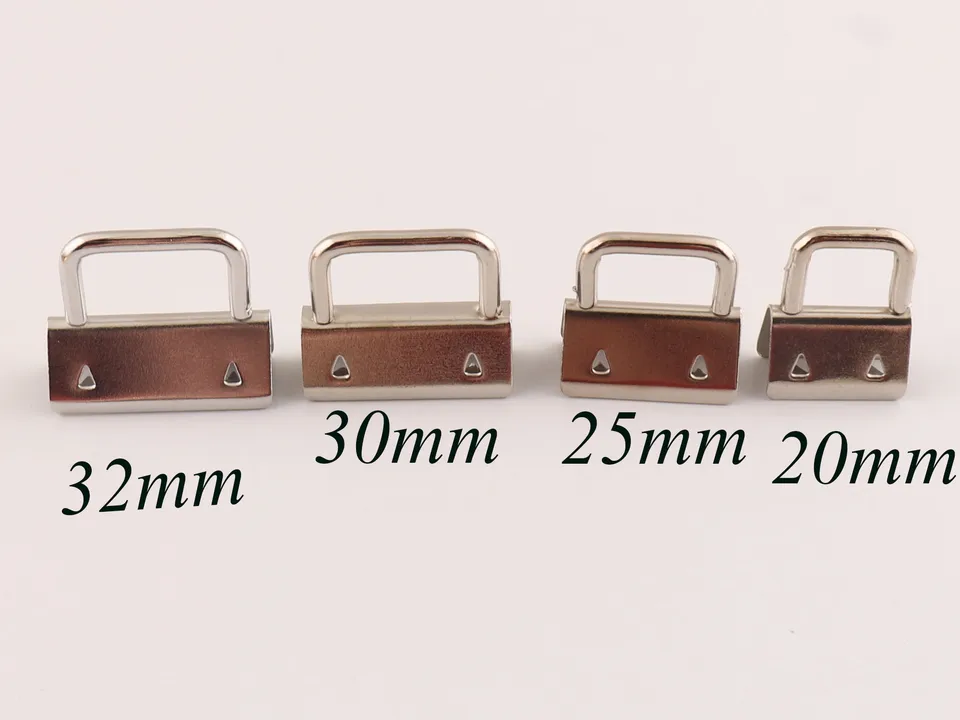 20 setov strieborného kľúča FOB Hardware s kľúčovými krúžkami 20 mm/25 mm/30 mm/32 mm reťazec kľúča kľúča kľúče kľúče kľúče FOB-WHOLESALE