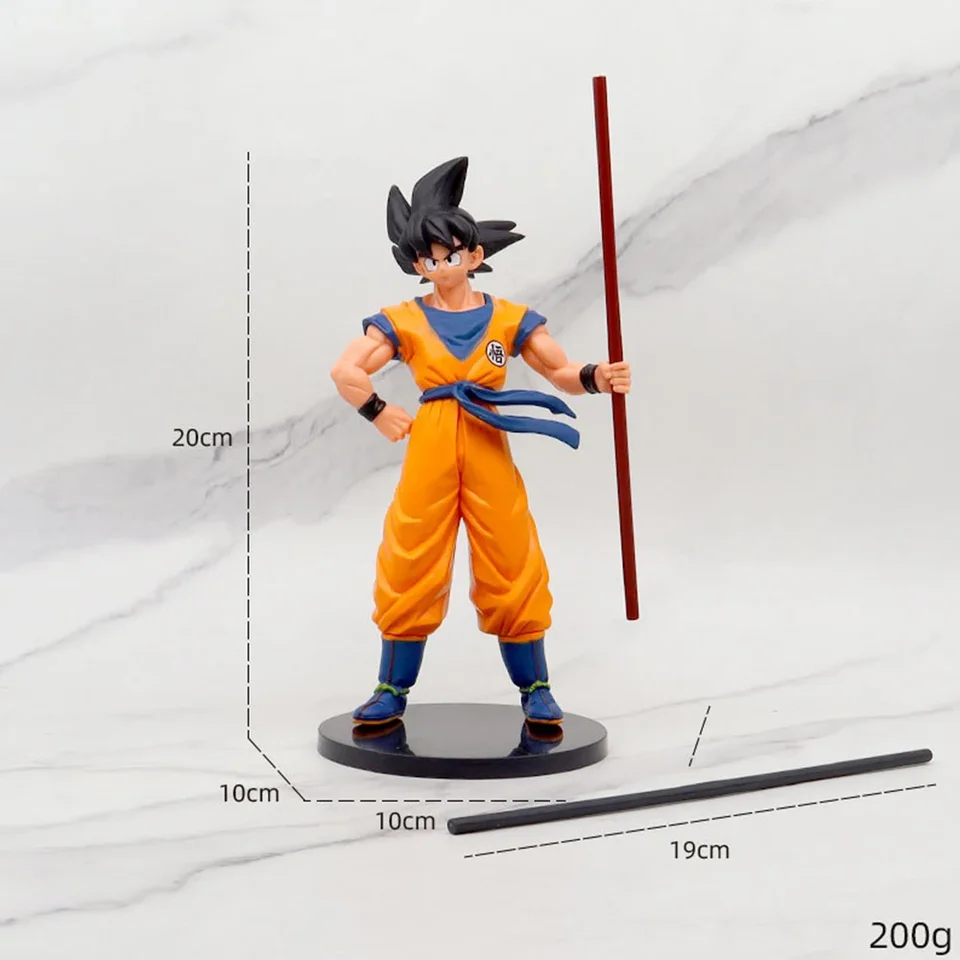 20. výročie Dragon Ball Son Goku Super Saiyan Anime Obrázok 22 cm goku dbz akčná figúrka zbera