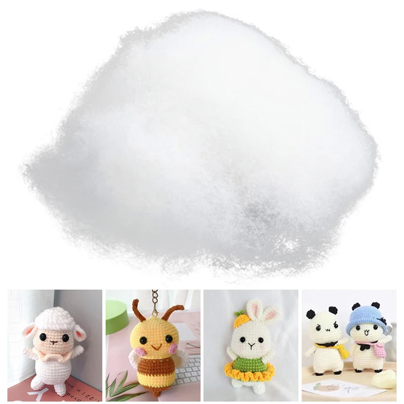 200/500g bábiky plnené bavlnené hračky bavlnené hračky na hračky na oblečenie polyesteru DIY ručný materiál pre vankúšový kryt