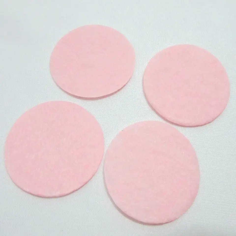 200 klíce/ šarža 30 mm ružové čalúnené plsné okrúhle tvary remeselníkov/ DIY Applies odevy dekorácie Scrapbook A152*2