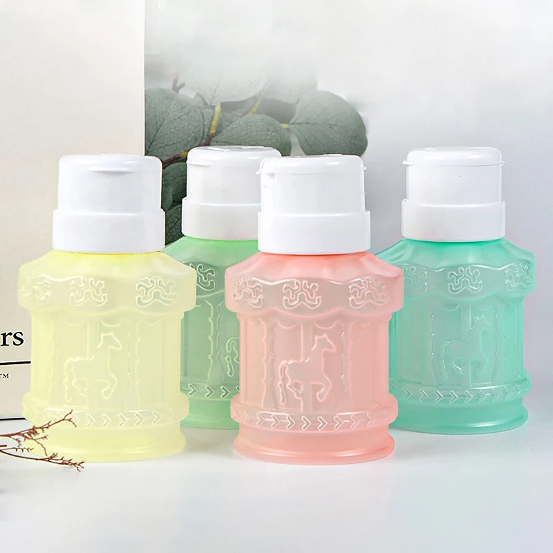 200 ml prázdne čerpadlo Dávkovač tekutý UV gél lak na lak na nechty lak čistý acetónový lak na odstraňovač odstraňovača fľaše