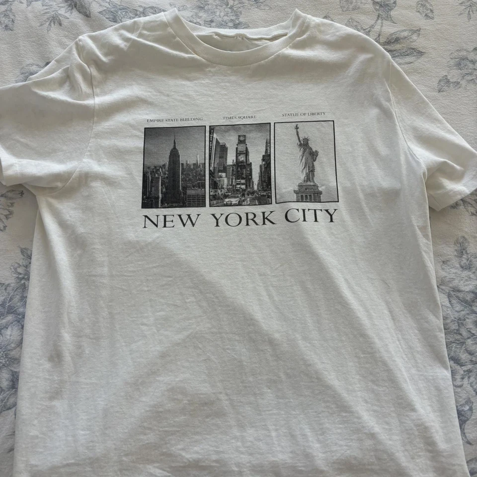 2000. rokov New York City Letter Dámske oblečenie Top Thirt Tshirt Cool Obliekanie Y2K Streetwear Castwear Cast Detské odpalisko Žena Grafické tričká
