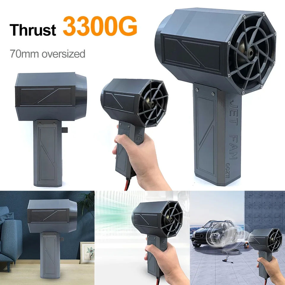 2000 W Výkonný dúchadlový vreckový vreckový násilný turbo ventilátor vysokorýchlostného kanálika Turbo násilný prúdový ventilátor stlačený vzduchový dúchadlo bez kefy