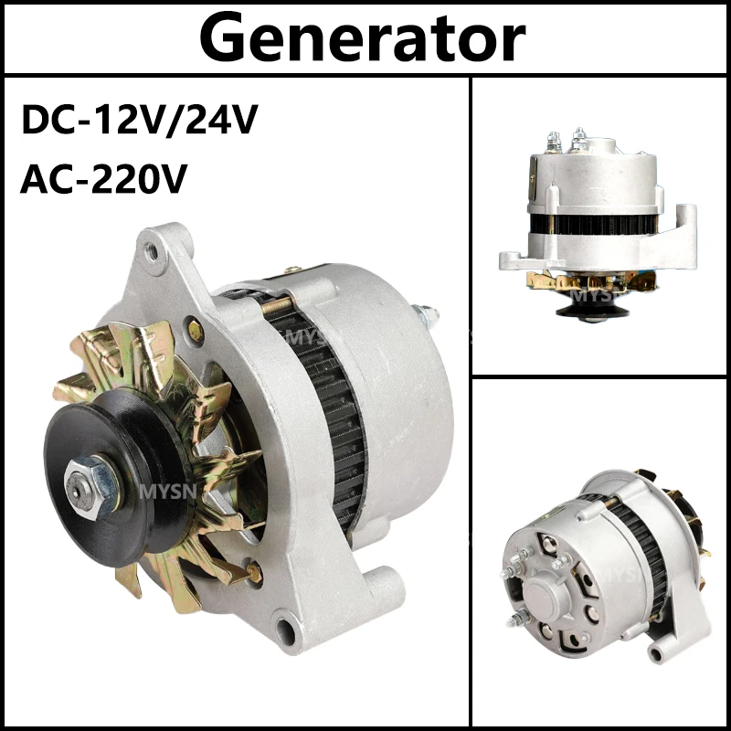 2000W 1000W Generátor permanentného magnetu 220V 12V 24 V poľnohospodárske vozidlá automobilov