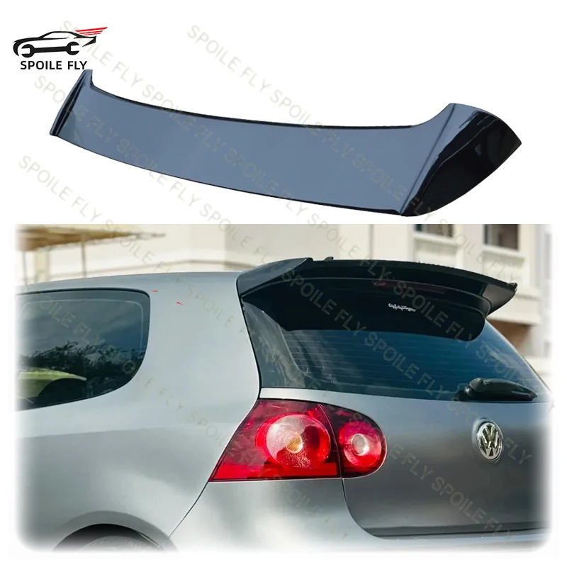 2004 2005 2006 2007 2008 2009 pre VW Golf 5 MK5 GTI R32 OSIR STYLE Zadný spojler strešné krídlo kufra ABS MATERIÁL GLOSSY BLACK BLACK
