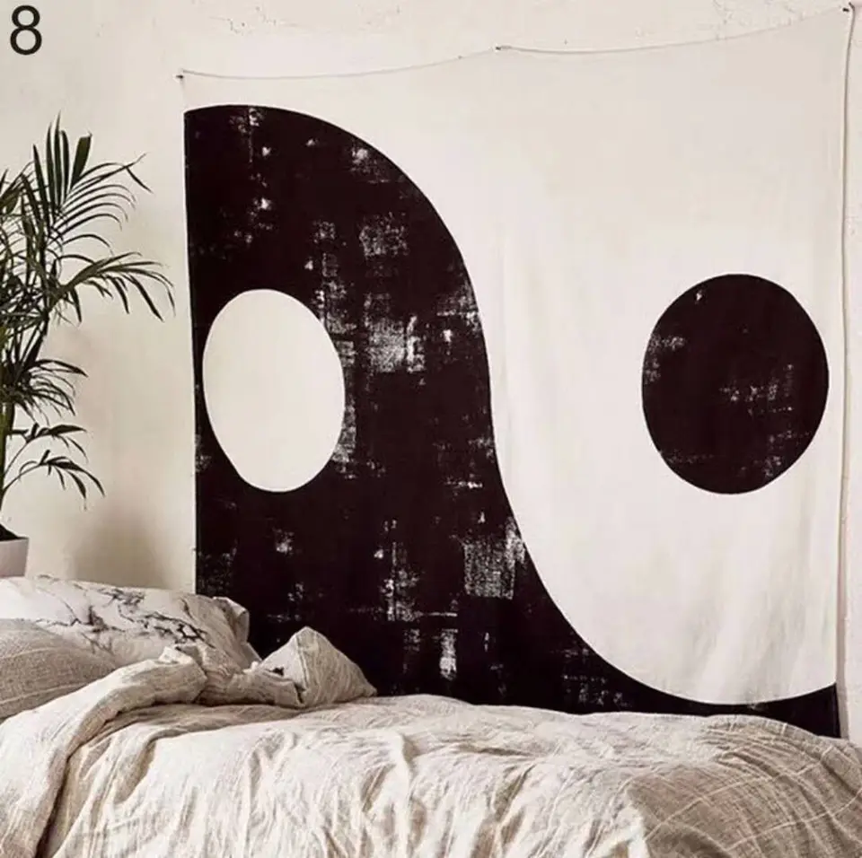 200cmx150cm yin yang tlačené Bohemia mandala tapisérie stena zavesenie dekorácie obrusová plážová rohož