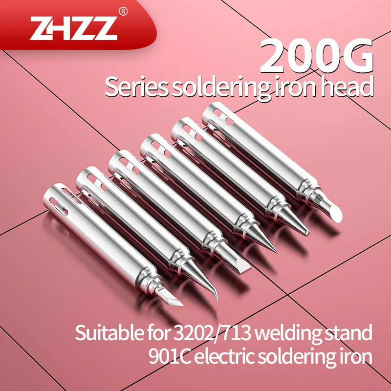 200G Series Spájkovanie železa TIPS 200G-B 200G-K 200G-4C Vysoko kvalitná zváracia hlava vhodná pre rýchlu 3202 zváraciu stanicu