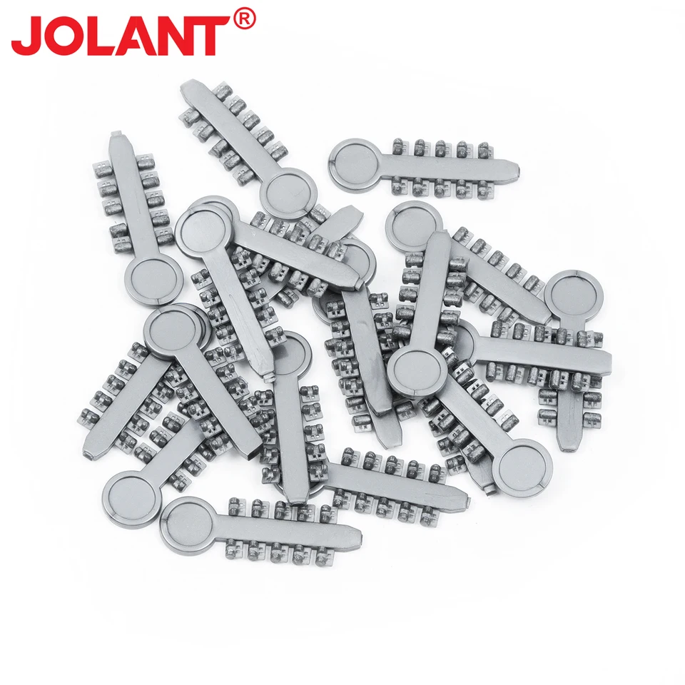 200ks/balenie Jolant Dental Rotation Wedge Ortodontická gumová elastická rotačné vankúšiky zubné ortodontické otáčanie ligatúry