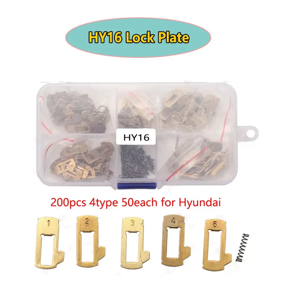 200ks/lot Hy16 Lock Plate Lock Reed Plate pre Hyundai Elantra pre Kia K2 K3 Forte Forte Car Locking Accessories 1 2 3 4 5 KAŽDÝ 40 pcs