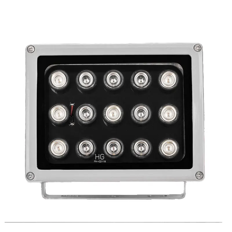 200m IR Vzdialenosť 7ks laser+8ks pole LED diódy IR IR iluminátory IR IR Infračervené svetlo LED CCTV CAMERA NightVision IR FLEPT LIGHT