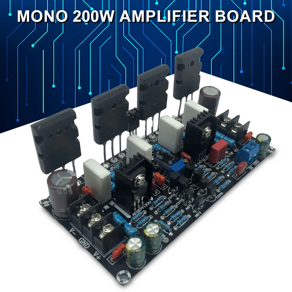 200W Mono Power Zosilňovač 1943 + 5200 Mono Hifi Audio zosilňovač Digitálny zvukový zosilňovač modul