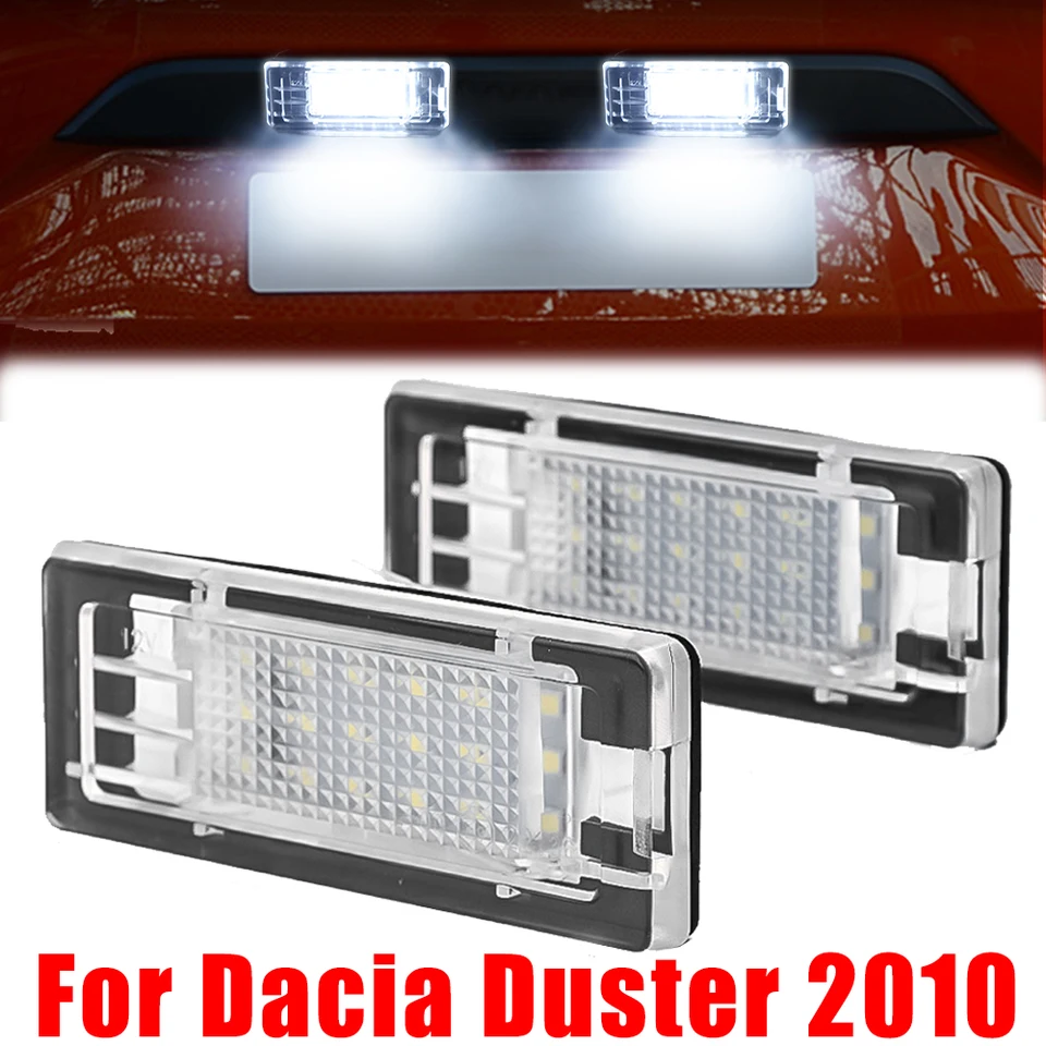 2010 LED poznávacia značka Svetlo horúce predávanie energie na ochranu energie Plastické porovnávacie značka Svetlo vozidla Vhodné pre Dacia Duster