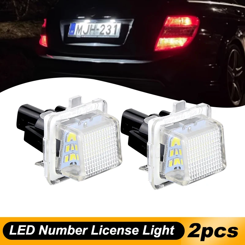 2012-2018 pre Benz CLA W205 W204 W216 2d W218 W212 4D/5D W221 4D W222 W231 C117 W166 R172 CANBUS LED čísla LED čísla LIFICKÉHO DOPLNKA
