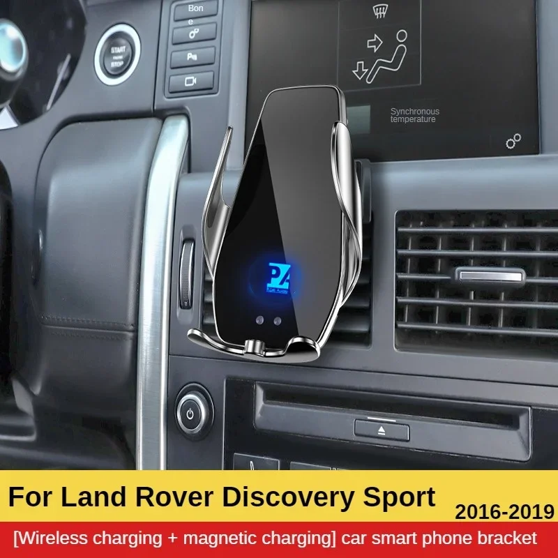 2016-2019 pre Land Rover Discovery Sport Držiteľ mobilného telefónu bezdrôtové nabíjačky