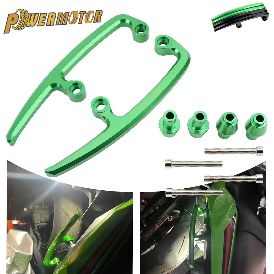 2017 2018 Motocyklové zadné cestujúce sedadlá Rukoväte Rukoväte Grab Bar pre Kawasaki Ninja 650 Z650 Rukoväť rukoväte RAK RESS RESS MOTO