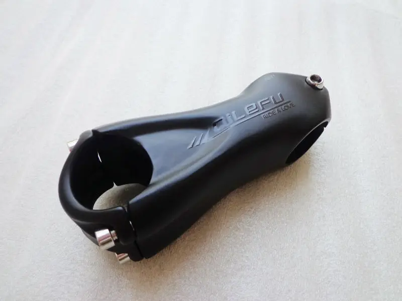 2017 najnovší horský bicykel Qilefu Matte Matte Full Cyklistické stonky na bicykli Road 6 uhly stupňa 31,8*80-120 mm mtb diely Nové
