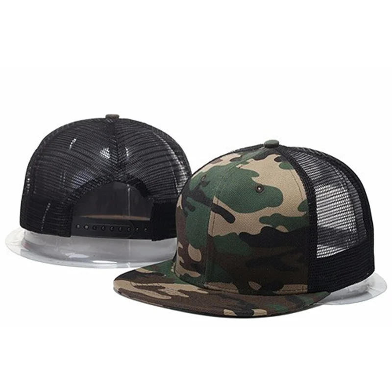 2018 Nové štýly prázdne sieťové baseballové čiapky Black Hip Hop Hats Mens Ženy Kasquettes Bboy Gorras Bones Snapback Solid Hat