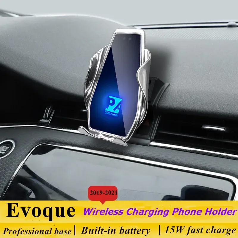 2019-2021 pre Land Rover Evoque Phone Držiteľ bezdrôtovej nabíjačky Carger Cargons Mount Navigation Bracket GPS Podpora