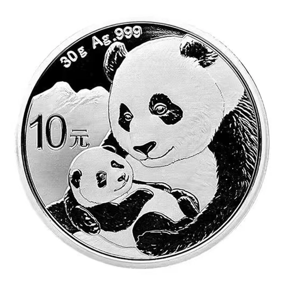 2019 China Panda Silver Coin Collection Nový rok vianočný darček