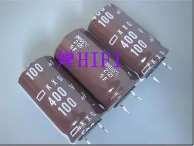 2020 HOT PREDAJ 10ks/30ks Japonsko Pôvodný Nippon 400V100UF Elektrolytický kondenzátor 100UF 400 V KXG HF 18*30 Doprava zdarma